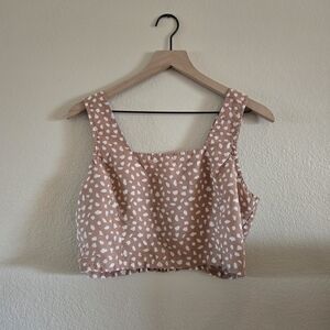 Thread & Supply Clay Spot Two-Piece Set | Clean Girl Matching Set | Crop Trop